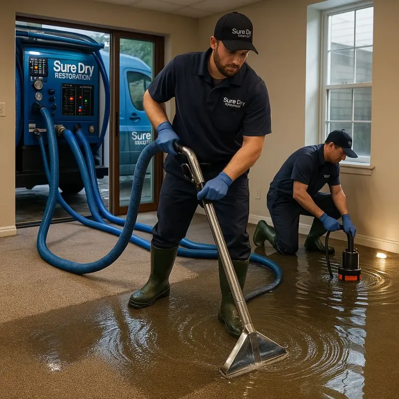 Water Extraction and Removal process in Stoneboro, PA